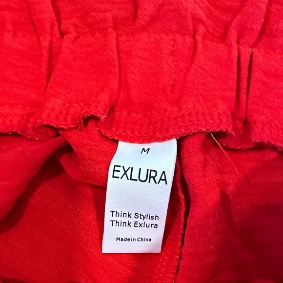 Exlura | Women's Red Set - Picture 5 of 14